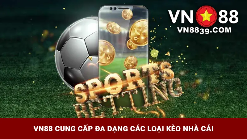 VN88 cung cấp đa dạng các loại Kèo Nhà Cái